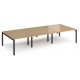 Adapt 6 Person Bench Desk | 1600mm Deep